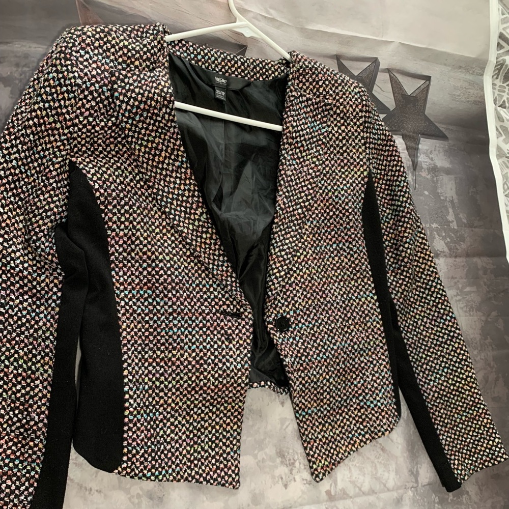 Mossimo Tweed cropped blazer XS